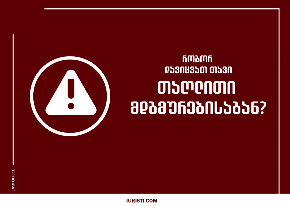 როგორ დავიცვათ თავი თაღლითი მდგმურისგან (ნაწილი 2)